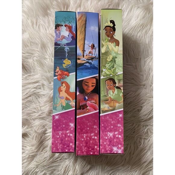 Disney Princess Fashion Dolls Lot of 3 Ariel Moana Tiana 11 In Hasbro NIB 3481 - Picture 5 of 11